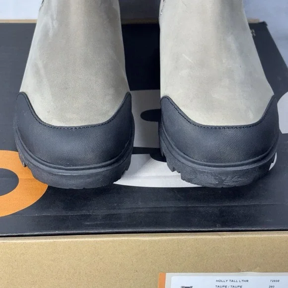 Bogs Holly Chelsea Leather Waterproof Women's Casual Boots, Taupe, Sz. 10 NEW - Picture 5 of 16